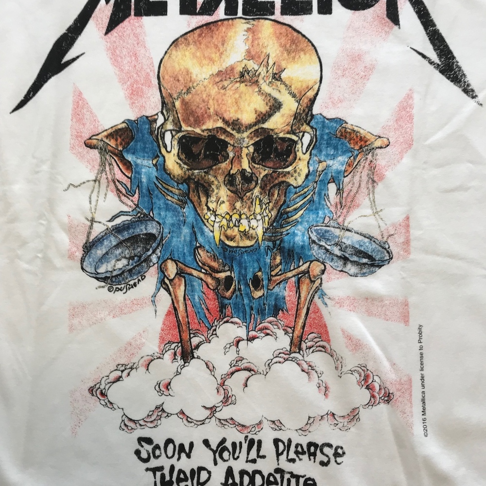 H&M METALLICA Long Sleeve T-shirt NEW M, L, XL - Picture 2 of 8